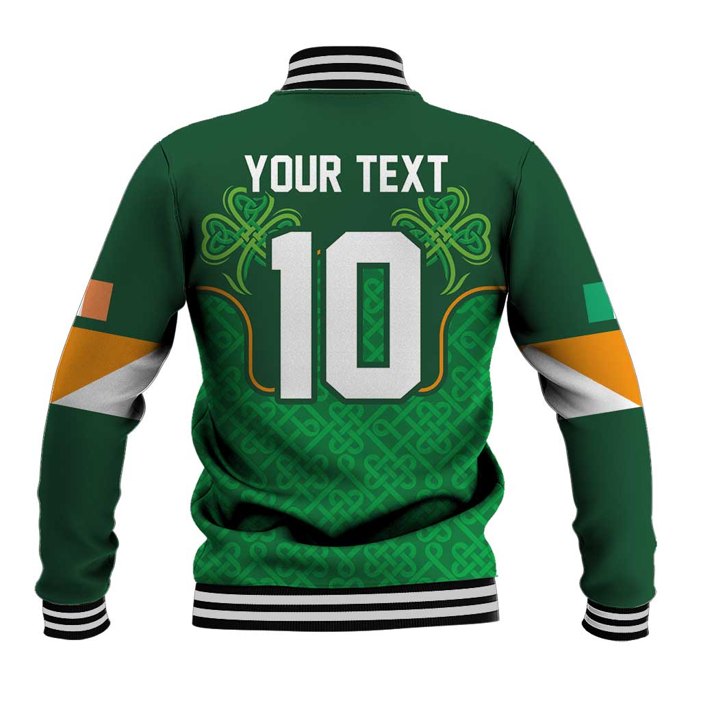 Custom Ireland Football Baseball Jacket The Boys in Green-Go Champions