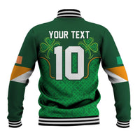Custom Ireland Football Baseball Jacket The Boys in Green-Go Champions