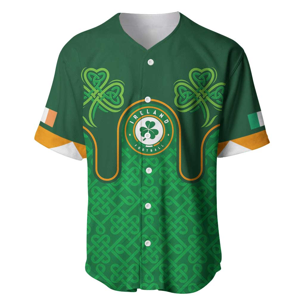 Custom Ireland Football Baseball Jersey The Boys in Green-Go Champions