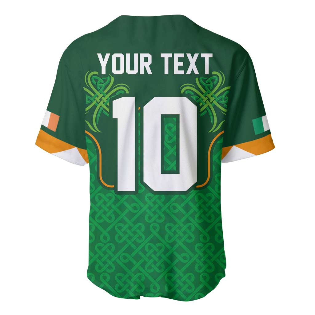Custom Ireland Football Baseball Jersey The Boys in Green-Go Champions