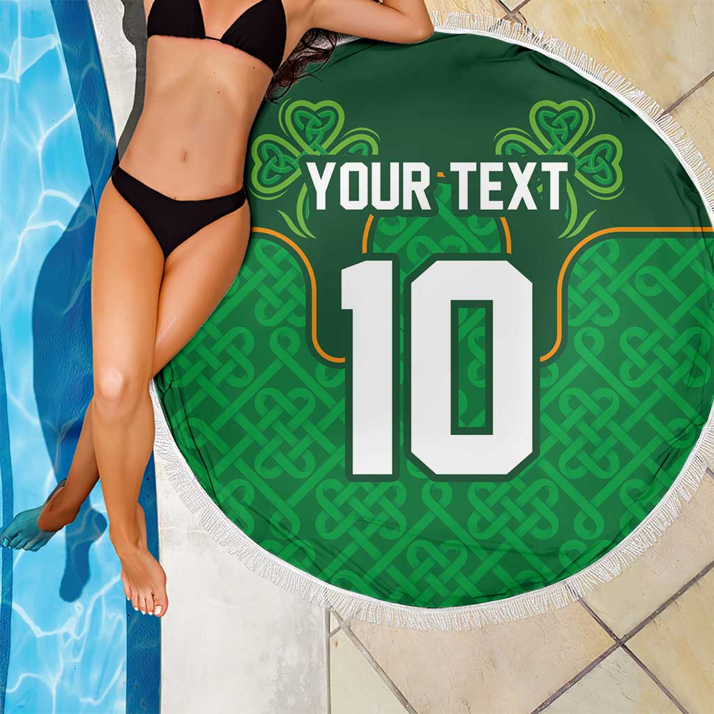 Custom Ireland Football Beach Blanket The Boys in Green-Go Champions