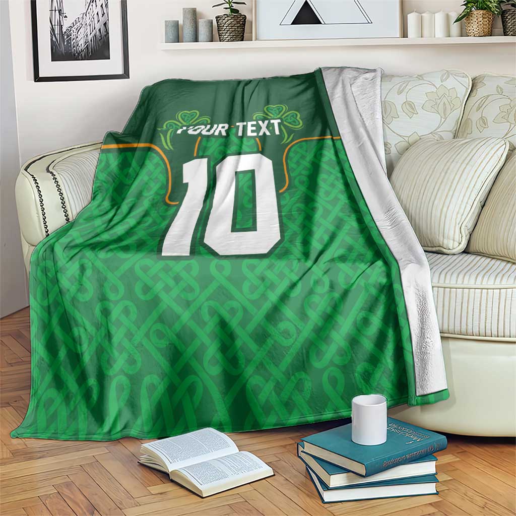 Custom Ireland Football Blanket The Boys in Green-Go Champions