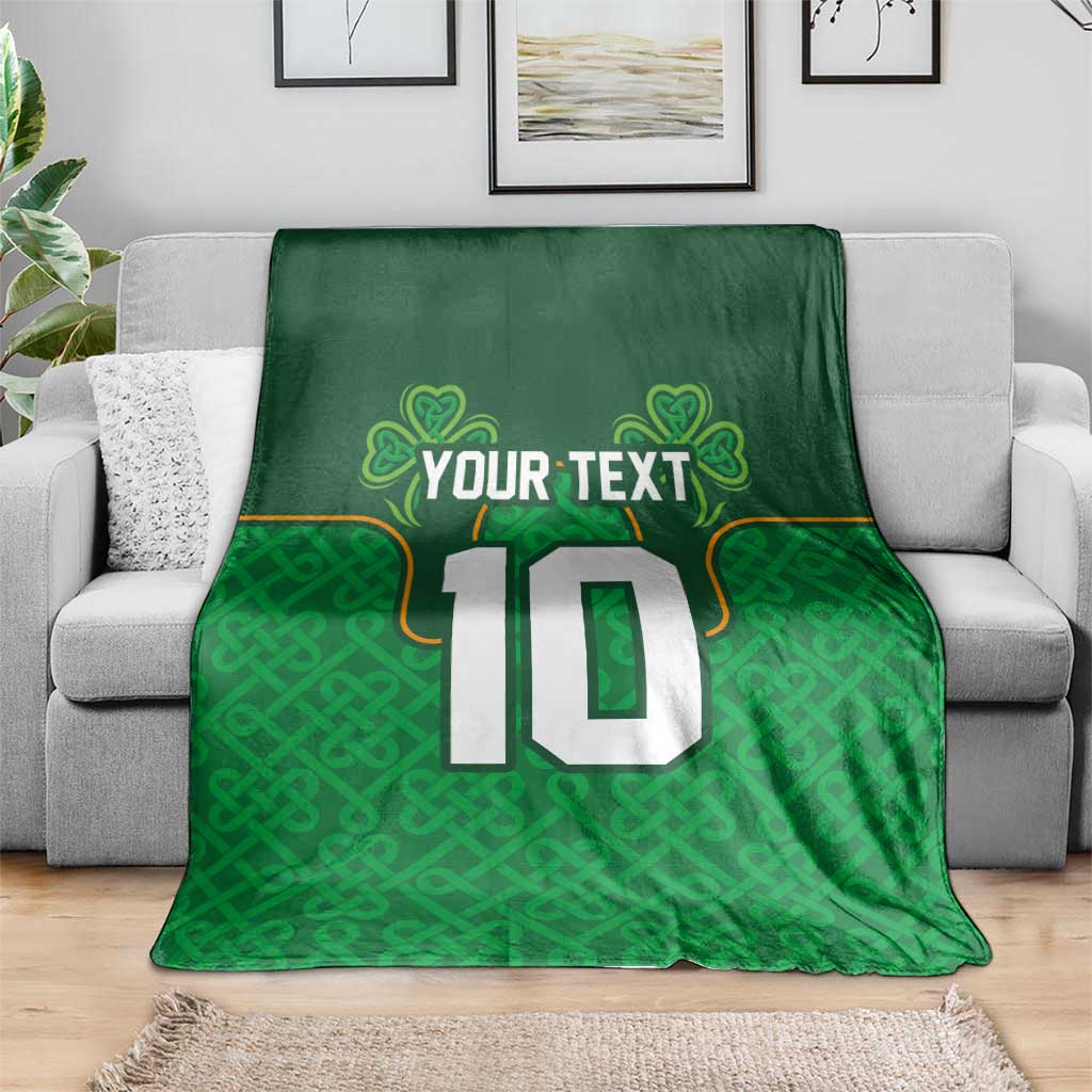 Custom Ireland Football Blanket The Boys in Green-Go Champions