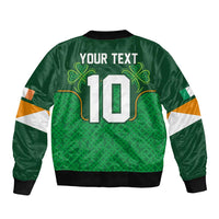 Custom Ireland Football Bomber Jacket The Boys in Green-Go Champions