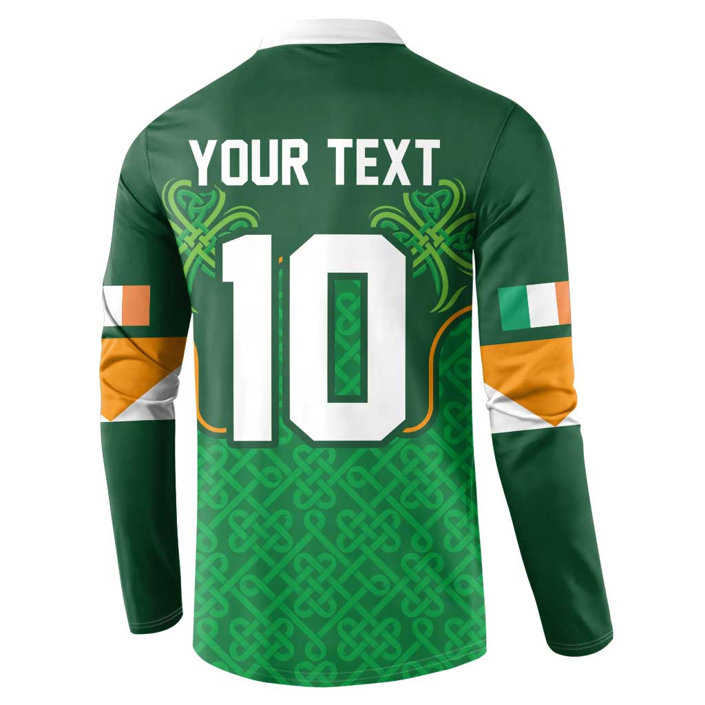 Custom Ireland Football Button Sweatshirt The Boys in Green-Go Champions