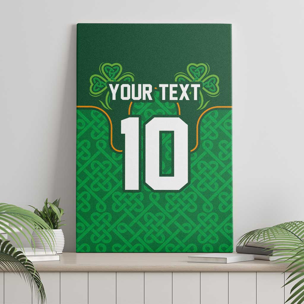 Custom Ireland Football Canvas Wall Art The Boys in Green-Go Champions