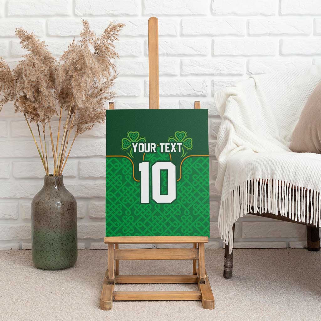 Custom Ireland Football Canvas Wall Art The Boys in Green-Go Champions