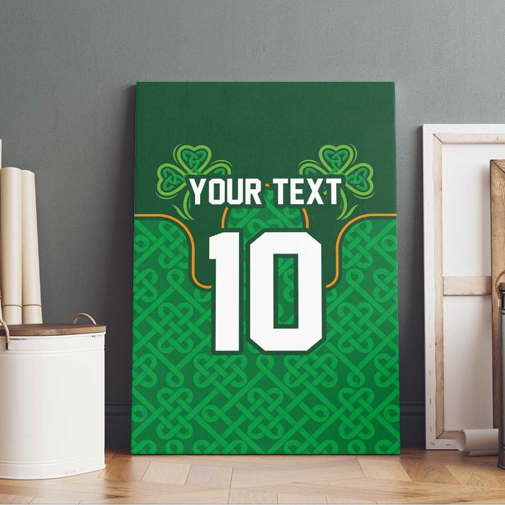 Custom Ireland Football Canvas Wall Art The Boys in Green-Go Champions