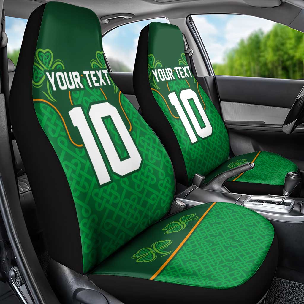 Custom Ireland Football Car Seat Cover The Boys in Green-Go Champions