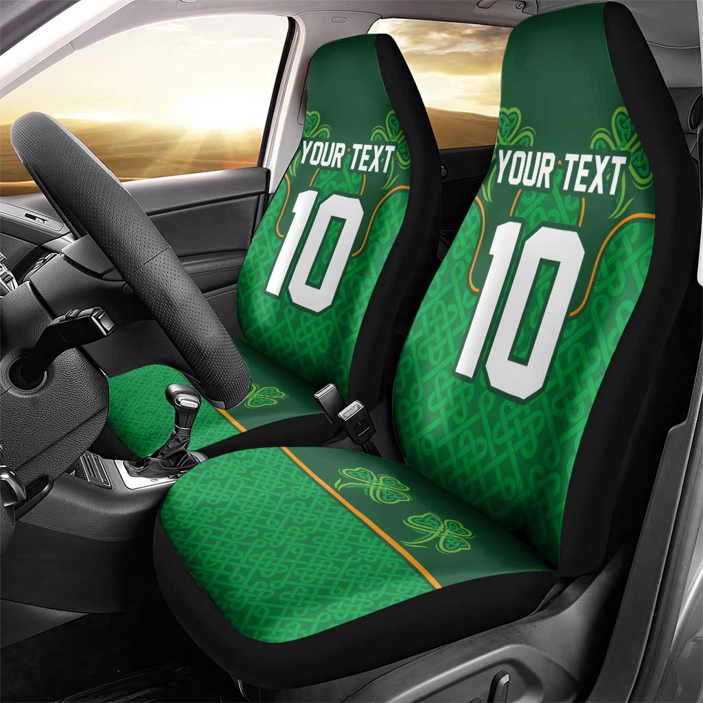Custom Ireland Football Car Seat Cover The Boys in Green-Go Champions