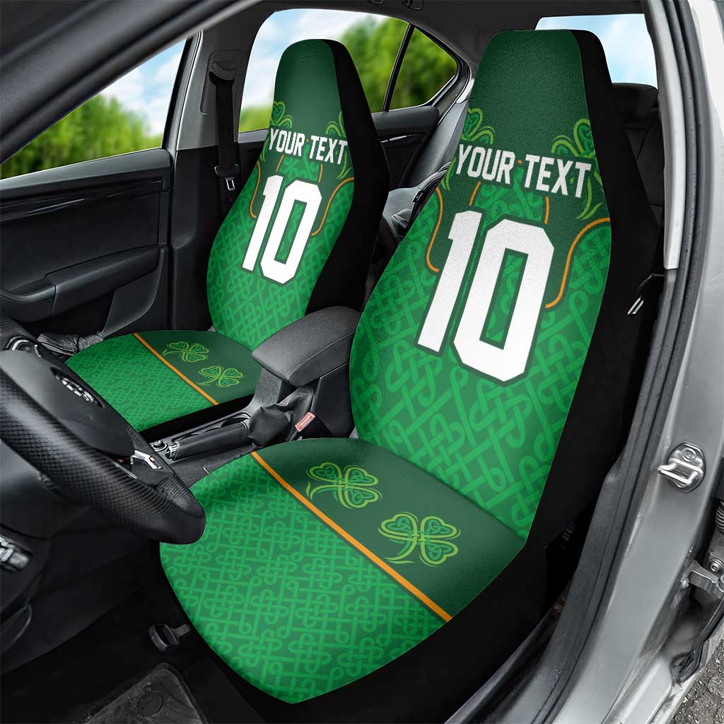 Custom Ireland Football Car Seat Cover The Boys in Green-Go Champions