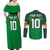 Custom Ireland Football Couples Matching Off Shoulder Maxi Dress and Long Sleeve Button Shirt The Boys in Green-Go Champions