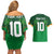 Custom Ireland Football Couples Matching Off Shoulder Short Dress and Hawaiian Shirt The Boys in Green-Go Champions