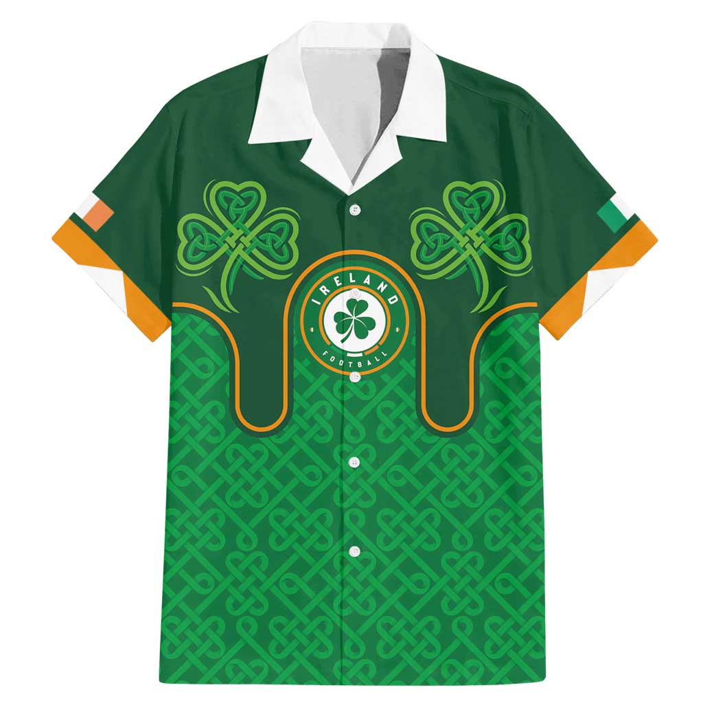 Custom Ireland Football Family Matching Mermaid Dress and Hawaiian Shirt The Boys in Green-Go Champions