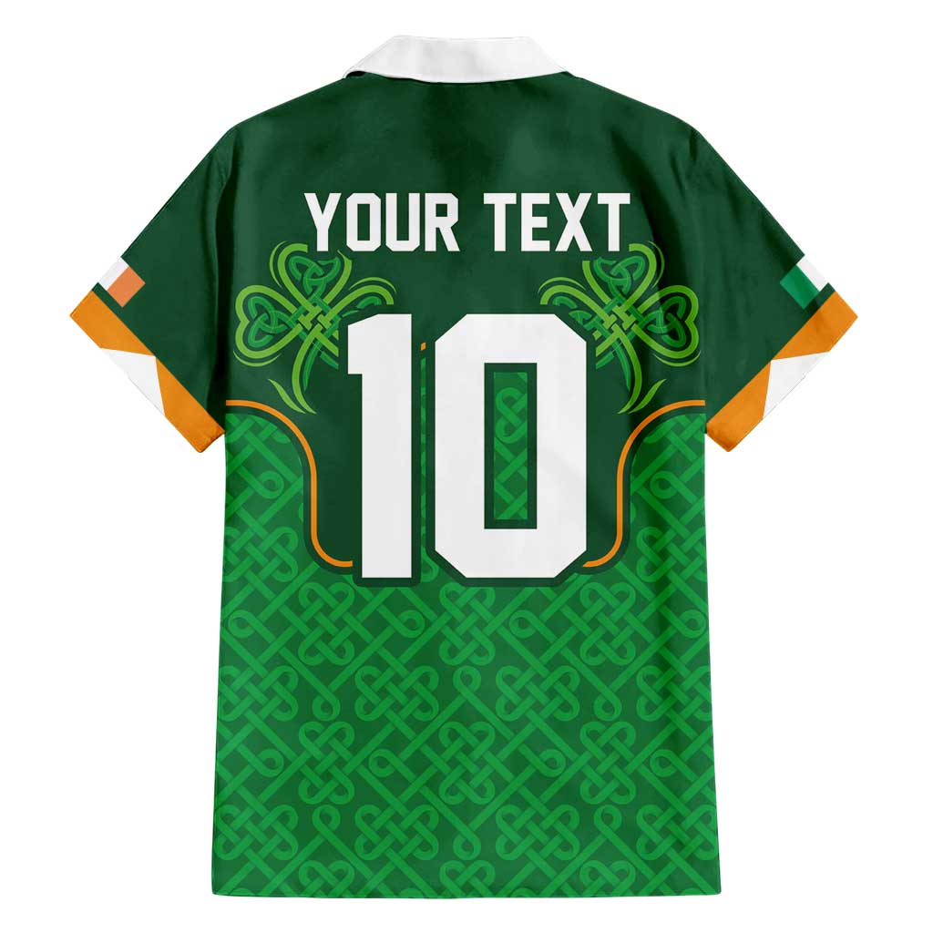Custom Ireland Football Family Matching Short Sleeve Bodycon Dress and Hawaiian Shirt The Boys in Green-Go Champions