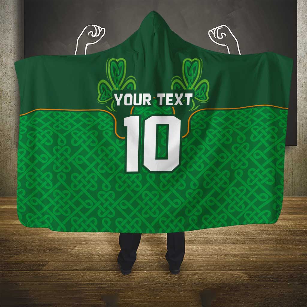 Custom Ireland Football Hooded Blanket The Boys in Green-Go Champions