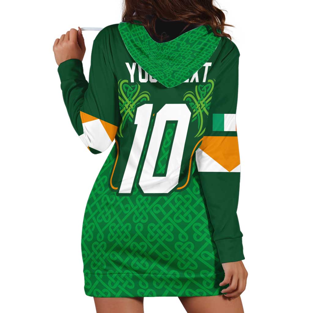 Custom Ireland Football Hoodie Dress The Boys in Green-Go Champions