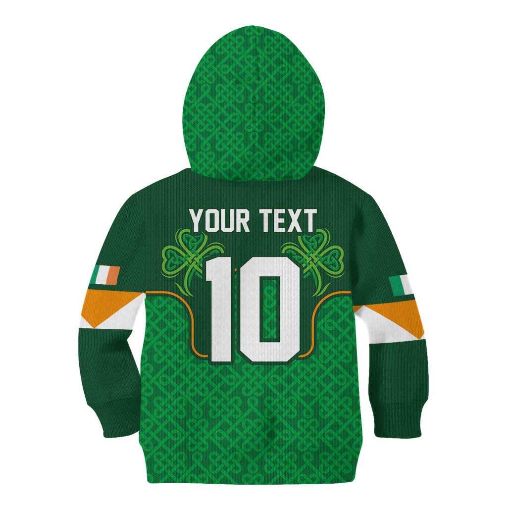 Custom Ireland Football Kid Hoodie The Boys in Green-Go Champions