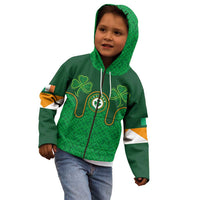 Custom Ireland Football Kid Hoodie The Boys in Green-Go Champions