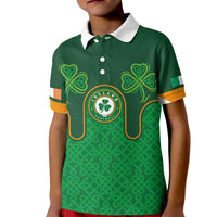 Custom Ireland Football Kid Polo Shirt The Boys in Green-Go Champions