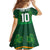 Custom Ireland Football Kid Short Sleeve Dress The Boys in Green-Go Champions