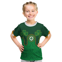Custom Ireland Football Kid T Shirt The Boys in Green-Go Champions