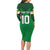 Custom Ireland Football Long Sleeve Bodycon Dress The Boys in Green-Go Champions