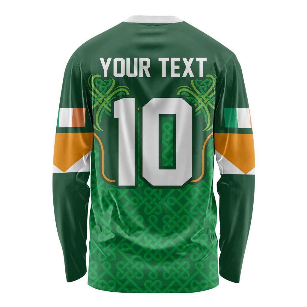 Custom Ireland Football Long Sleeve Shirt The Boys in Green-Go Champions