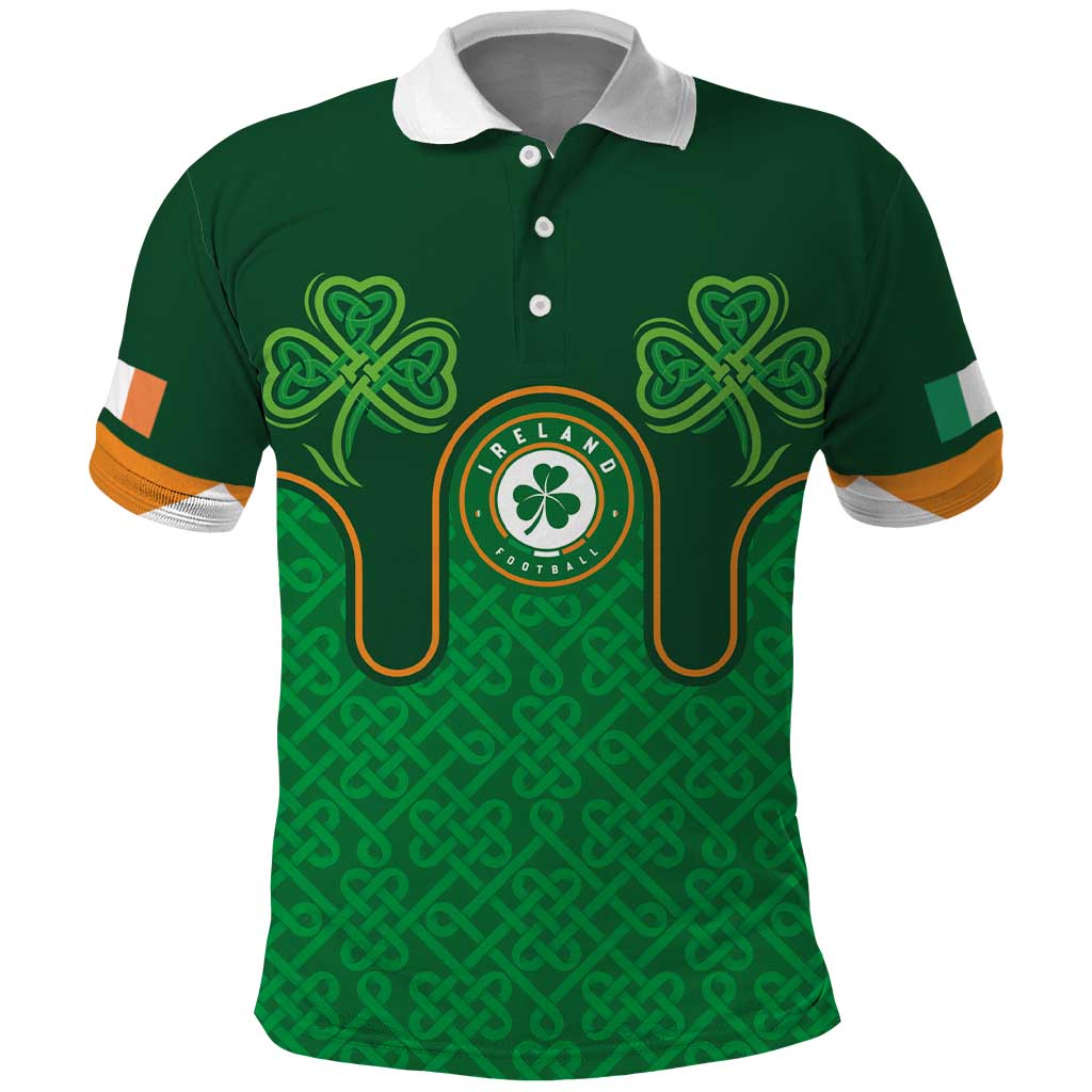 Custom Ireland Football Polo Shirt The Boys in Green-Go Champions
