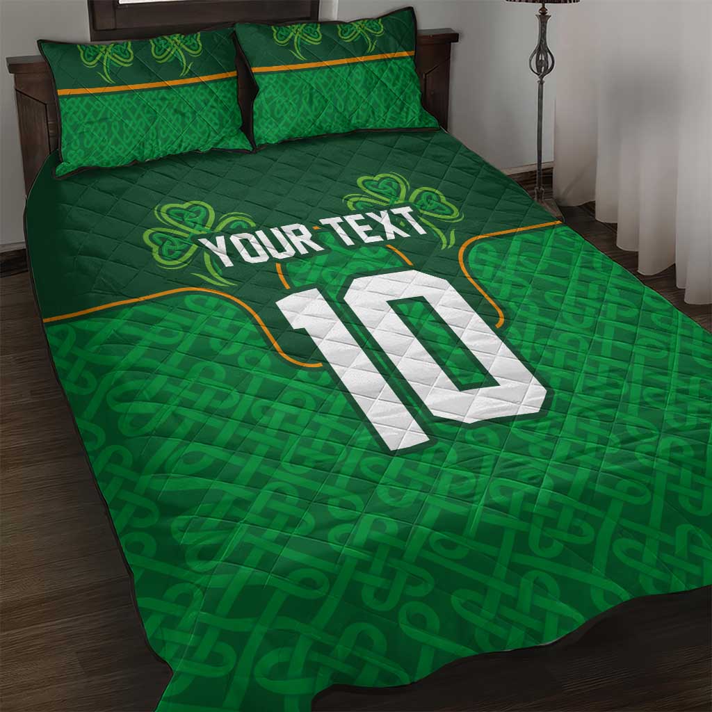 Custom Ireland Football Quilt Bed Set The Boys in Green-Go Champions