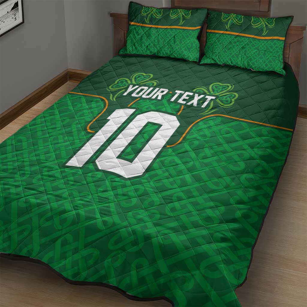 Custom Ireland Football Quilt Bed Set The Boys in Green-Go Champions