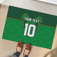 Custom Ireland Football Rubber Doormat The Boys in Green-Go Champions