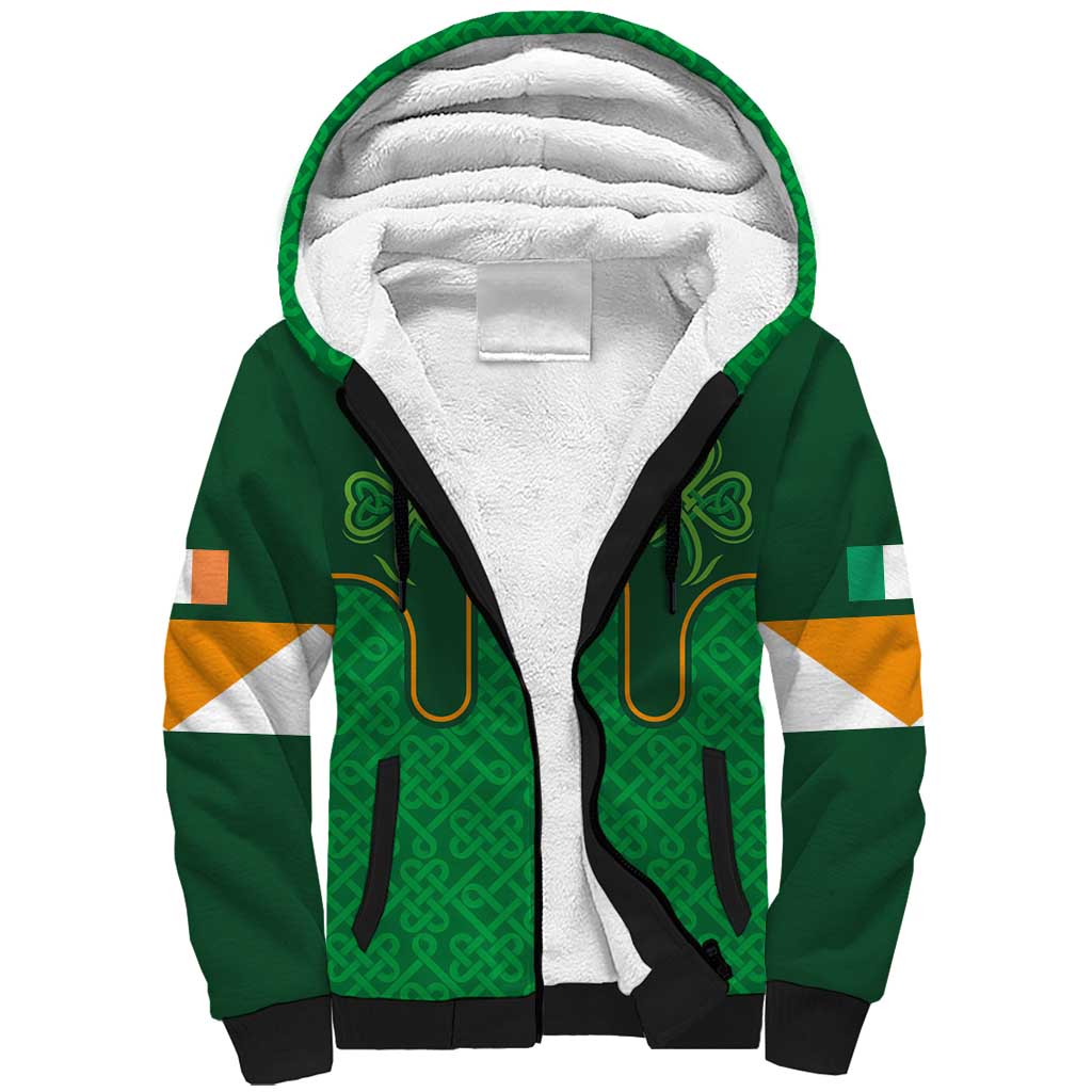 Custom Ireland Football Sherpa Hoodie The Boys in Green-Go Champions