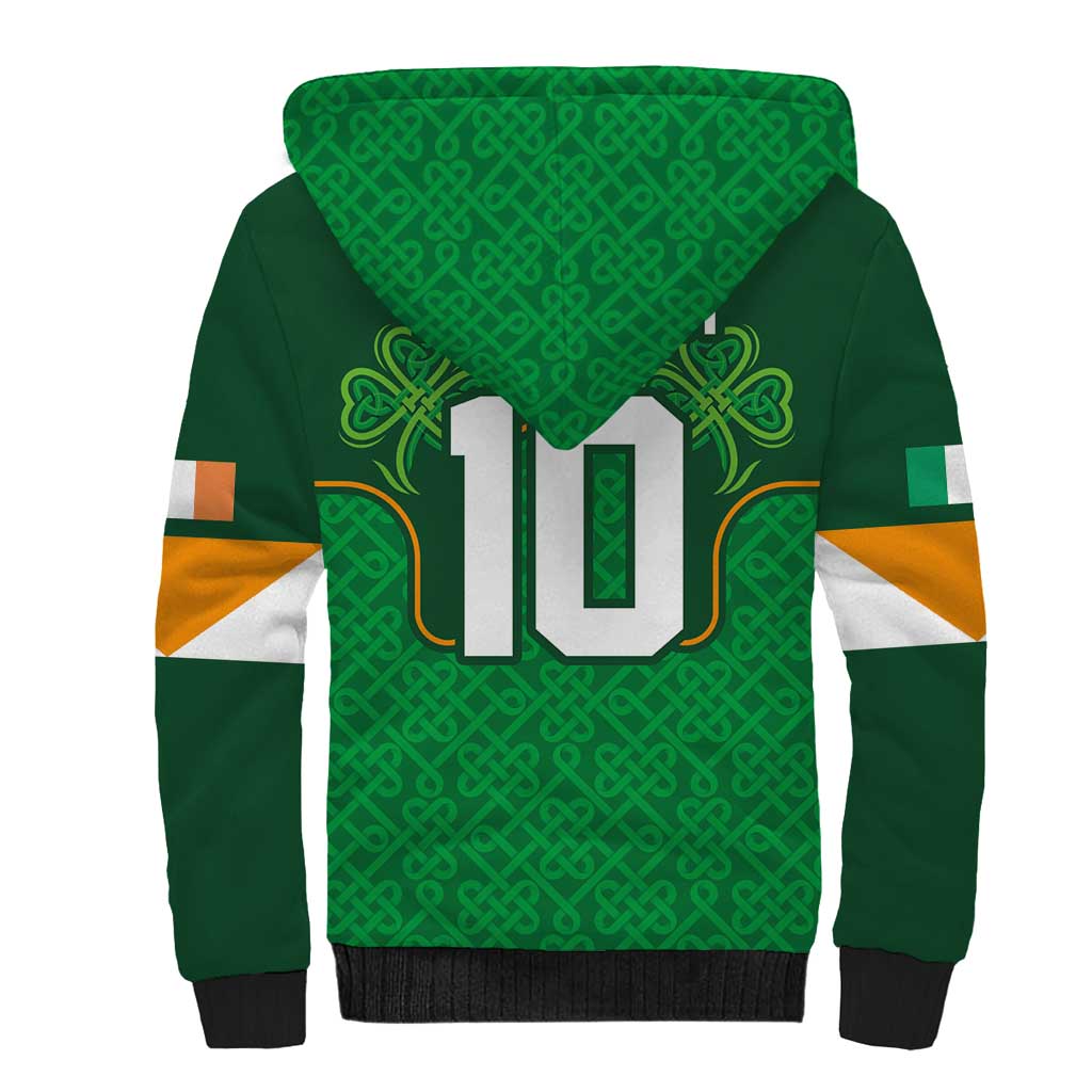 Custom Ireland Football Sherpa Hoodie The Boys in Green-Go Champions
