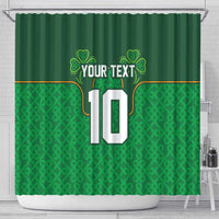 Custom Ireland Football Shower Curtain The Boys in Green-Go Champions