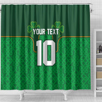 Custom Ireland Football Shower Curtain The Boys in Green-Go Champions