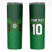 Custom Ireland Football Skinny Tumbler The Boys in Green-Go Champions