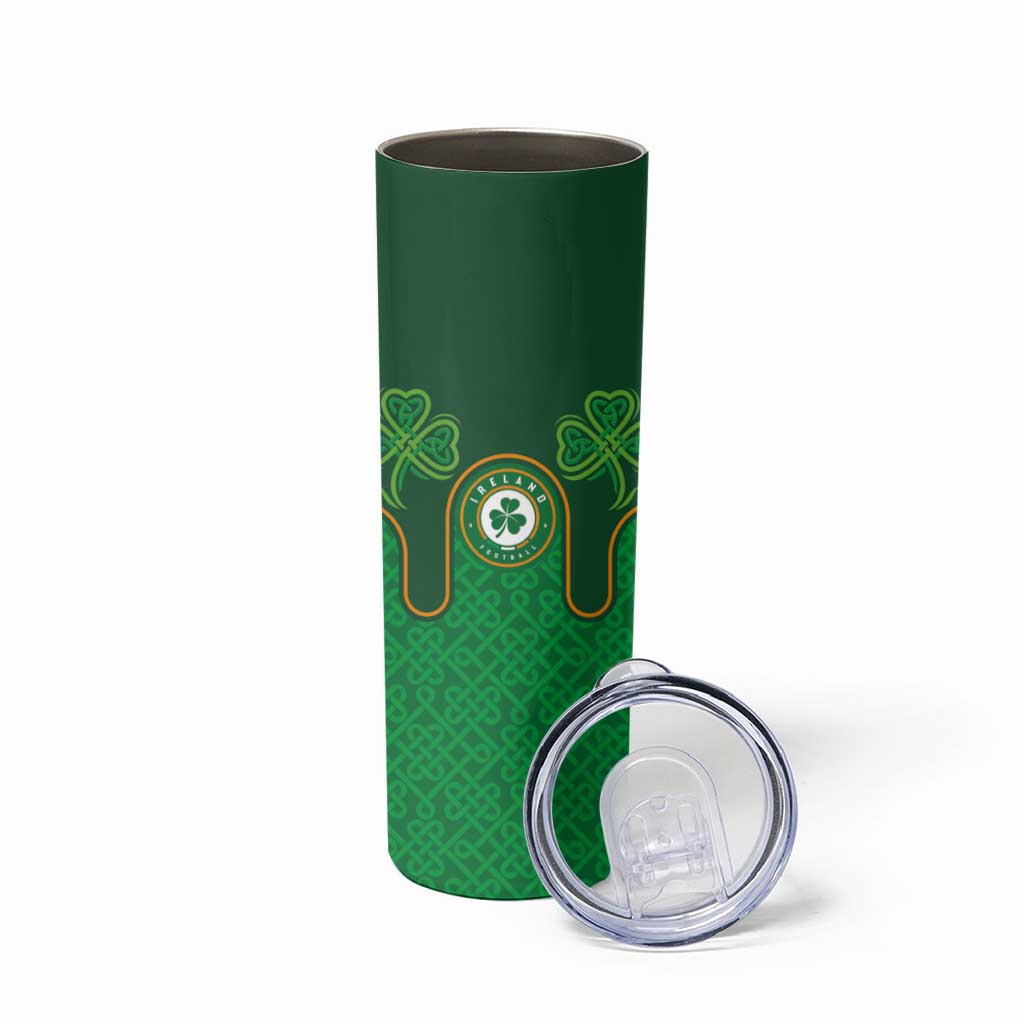 Custom Ireland Football Skinny Tumbler The Boys in Green-Go Champions