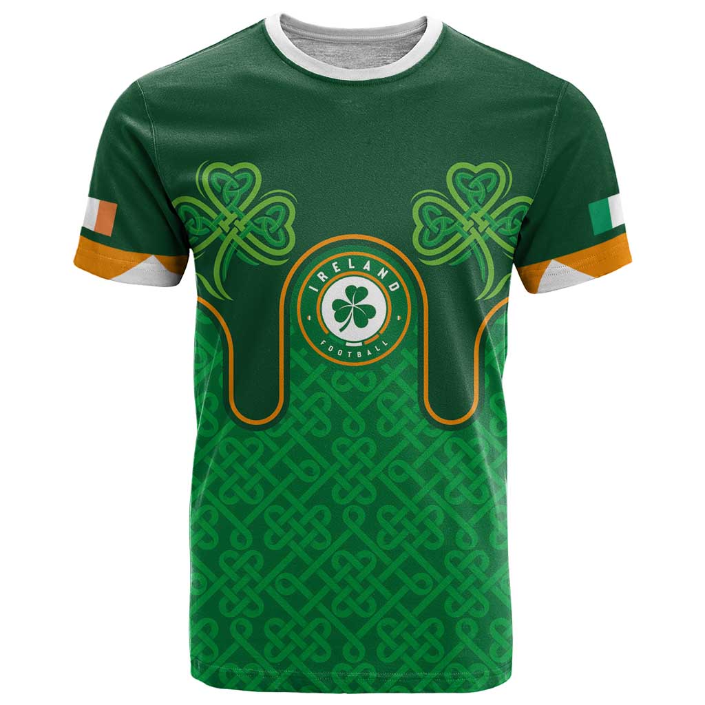 Custom Ireland Football T Shirt The Boys in Green-Go Champions