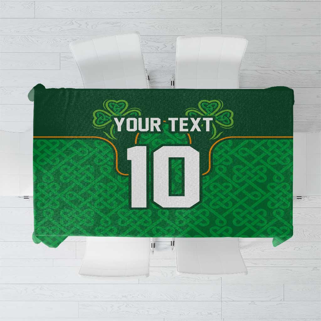Custom Ireland Football Tablecloth The Boys in Green-Go Champions