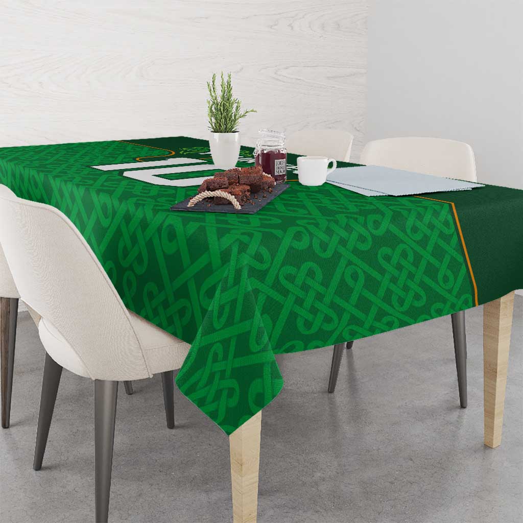 Custom Ireland Football Tablecloth The Boys in Green-Go Champions