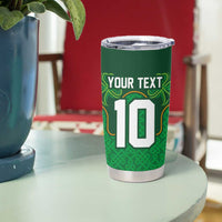 Custom Ireland Football Tumbler Cup The Boys in Green-Go Champions