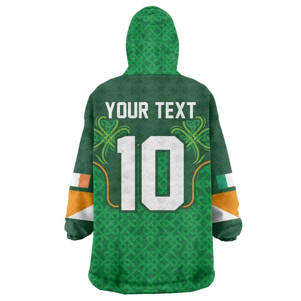 Custom Ireland Football Wearable Blanket Hoodie The Boys in Green-Go Champions