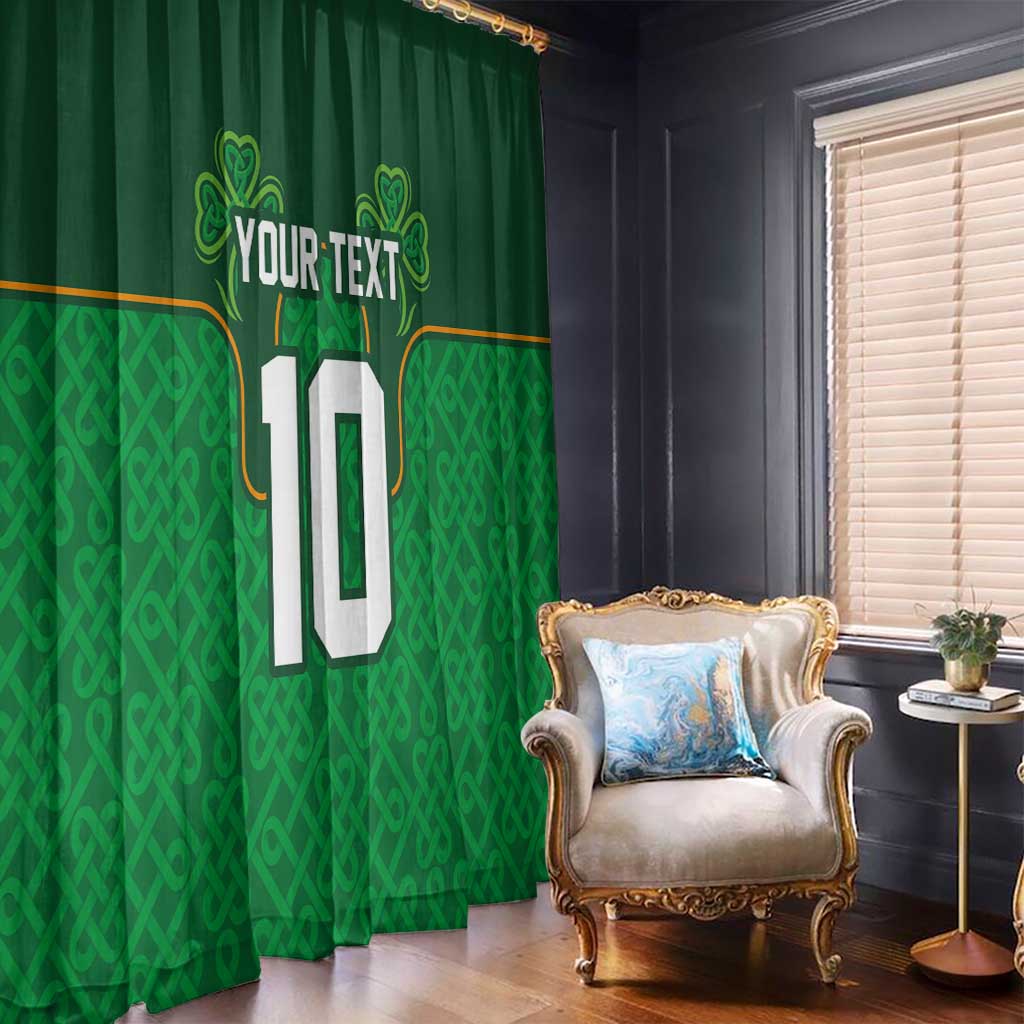 Custom Ireland Football Window Curtain The Boys in Green-Go Champions