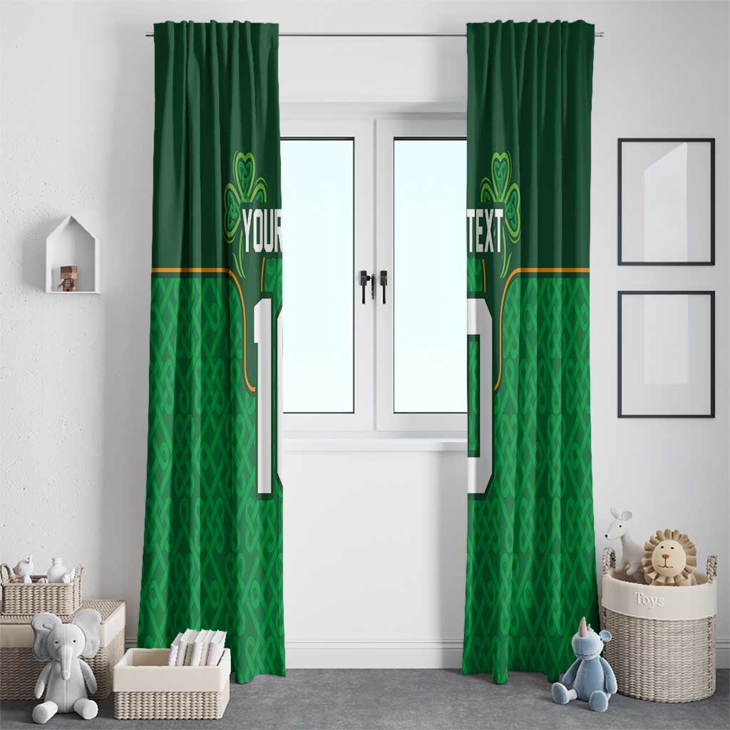 Custom Ireland Football Window Curtain The Boys in Green-Go Champions