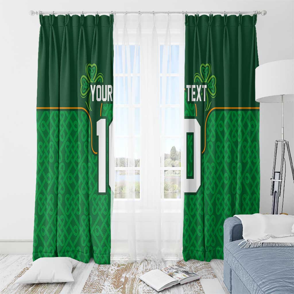 Custom Ireland Football Window Curtain The Boys in Green-Go Champions