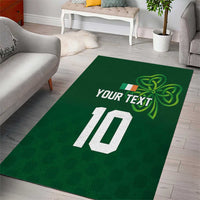 Custom Ireland Rugby-Celtic Shamrocks Area Rug