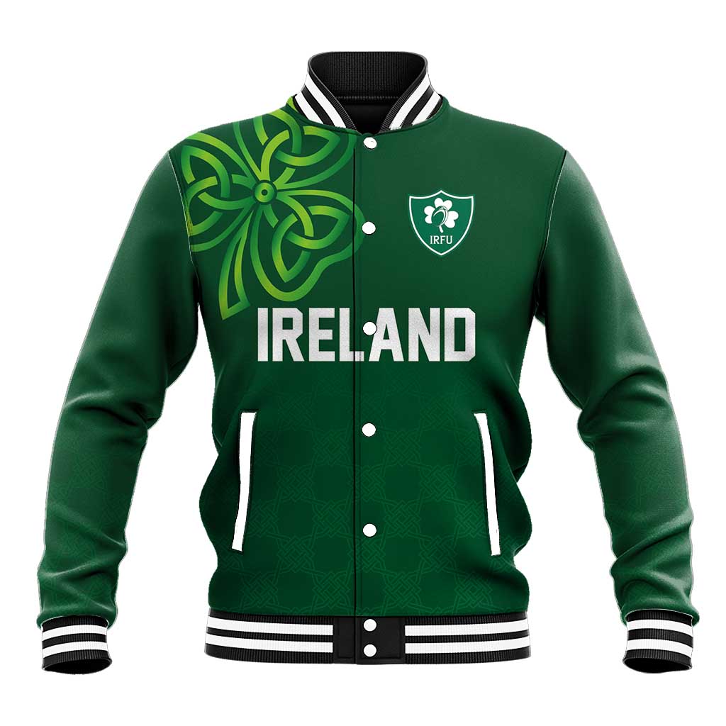 Custom Ireland Rugby-Celtic Shamrocks Baseball Jacket