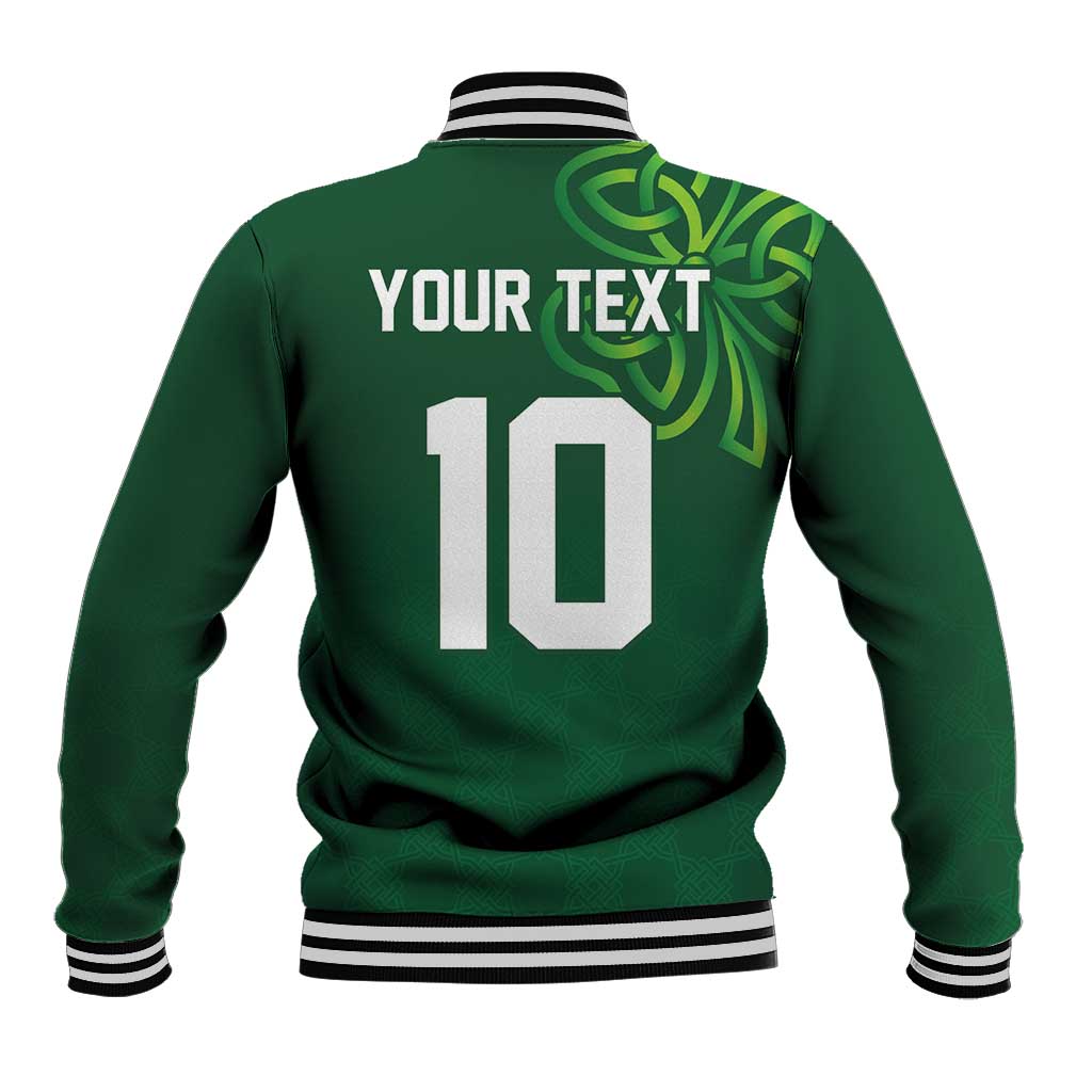 Custom Ireland Rugby-Celtic Shamrocks Baseball Jacket