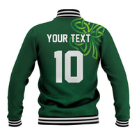 Custom Ireland Rugby-Celtic Shamrocks Baseball Jacket
